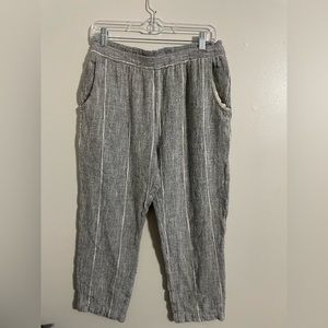 Free People Pants Women's‎ Size 10 Capri Cotton gray
